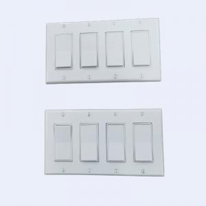 China Prefabrication 4 Gang Wall Socket Switch With Socket Plug Electrical Wire factory
