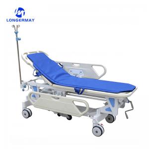 China Patient transportation stretcher trolley with height adjustable good price medical equipment factory