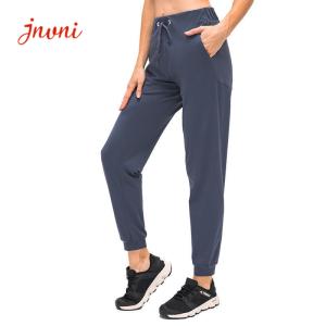 China Loose Joggers Drawstring High Waist Yoga Pants 210gsm Workout Joggers For Women factory