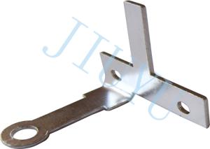 China Custom Contact , Connector Steel Q235 Stamping Terminal , Brass Stamping Part Ni Sn Surface factory