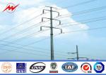 133kv 30ft 35ft 40ft Metal Utility Poles Galvanized With Certification