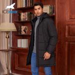usiness-Style Long Hooded Winter Thickened Down Jacket – Your Winter Warmth