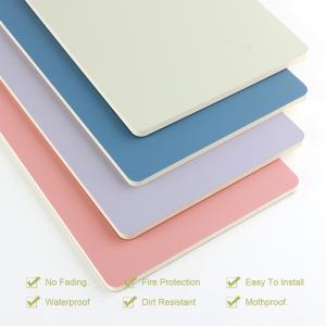 China Moisture Proof Skin Feeling PVC Wall Panels Decorative Wood Veneer Panels factory