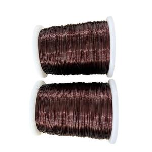 China AWG 38-8 Electromagnetic Enameled Copper Winding Wire Thermal Class 180℃ factory