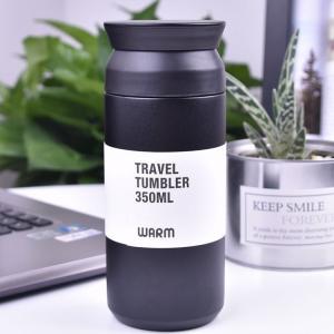 China Japanese Style Travel Tumbler Vacuum Insulated Thermos Blue 450 ML 15.2 Oz Medium factory