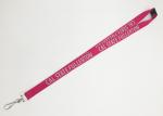 Silk Screen Printing Fashionable Custom Woven Lanyards For Exhibition / Event