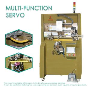 Semi-Automatic Servo Screen Printing Machine for Bottles and Tubes