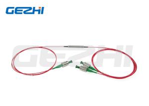 China Wide Pass Band Polarization Maintaining Coupler FC/APC Fiber Optic 1x2 PM Coupler factory
