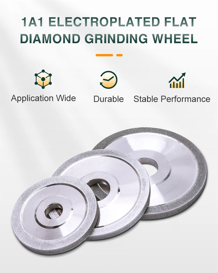 Good Price 6 Inch Reasonable Price Coated Diamond Grinding Wheel 200mm Electroplated Diamond Grinding Disc for Pcb Drill
