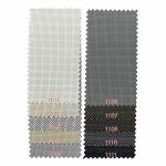 0.75mm Flat Fold Roman Shades Sunscreen Blind Fabric 36x36 For Living Room