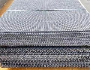 China High Carbon Steel Crimped Woven Vibrating Screen Mesh For Mine Coal Quarry factory