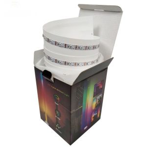 WiFi App Controlled Corner Floor Light with Dimmable Rainbow LED and Sound