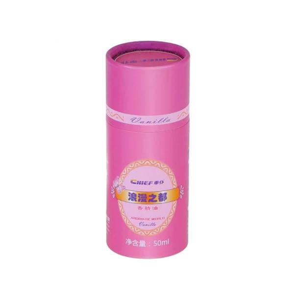 Biodegradable Cylinder Cosmetic Skincare Cardboard Round Paper Tube Packaging