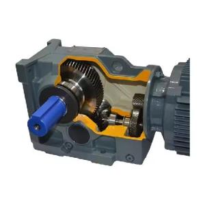 China K37 Series Helical Bevel Gear Reducer Helical Bevel Gearbox With AC Electric Motor factory
