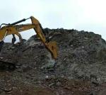 25t 135mm Excavator Concrete Breaker Attachment For Skid Steer