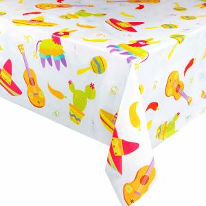 China Premium Disposable Plastic Tablecloths , PE Plastic 54 X 108 Tablecloth factory
