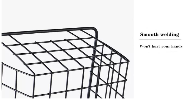 Customized 304 Stainless Steel Wire Mesh Storage Baskets For Kitchen And Bathroom