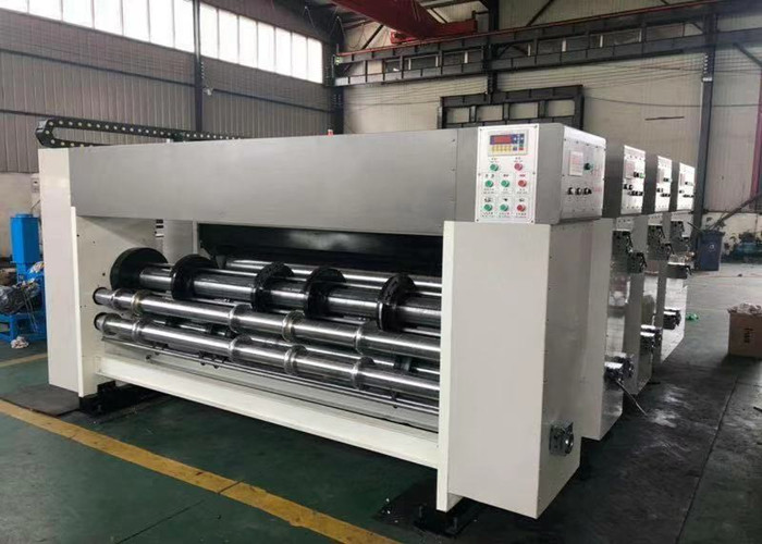 Chain Feeding Type Corrugated Box Printing Machine Semi Automatic High Precision