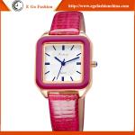 KM25 Women Stunning Round Crystal Dial Quartz Analog Leather Unisex Leather