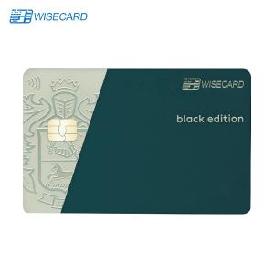 China 70x40mm Smart Business Metal Card For Access Control factory