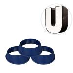 3d Lit Sign Indoor Blue Color Alphabet Channel Letter Trim Materials