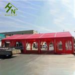 300 People Aluminium Frame Tent 10x30m Red Colorful Large Wedding Marquee