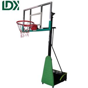 China New Design Affordable Portable Basketball Hoops Height Adjustable For Training factory