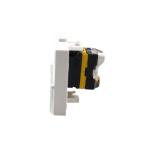 Exact Cables 45*22.5 mm UTP CAT6A Keystone Jack for Networking within Different
