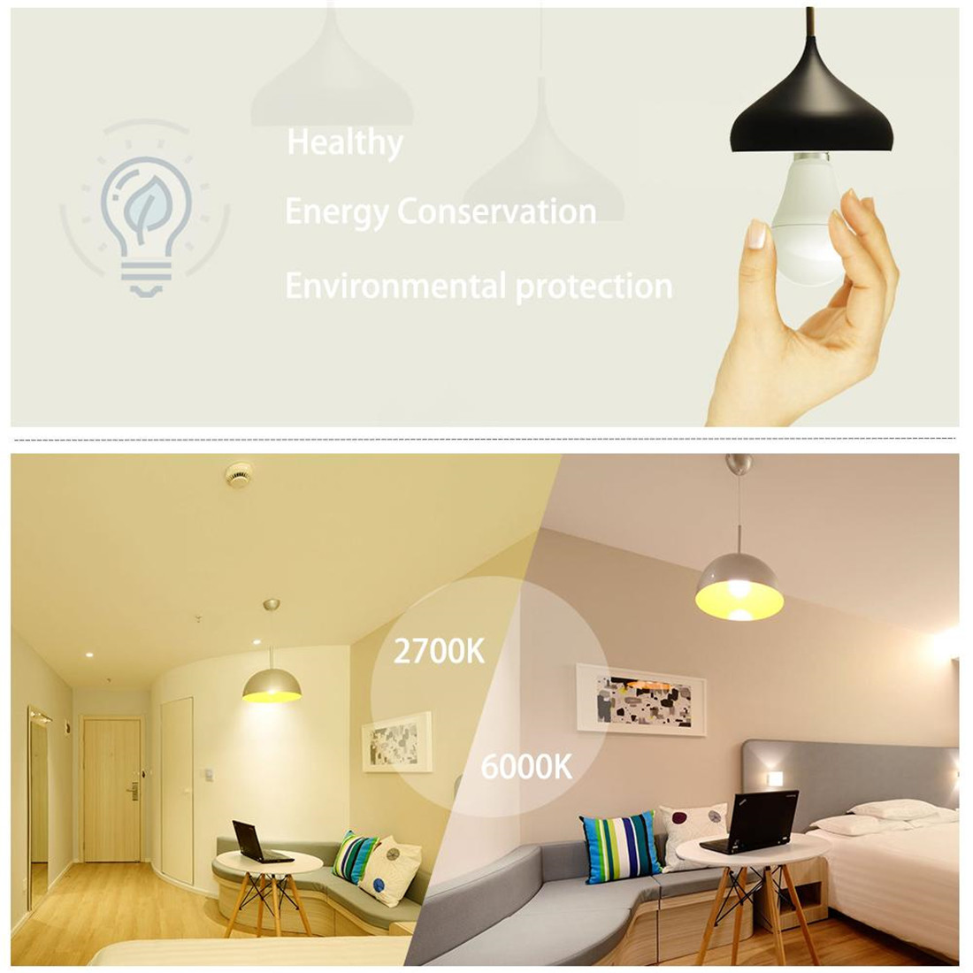 9W A60 RGBCW Smart Bulb