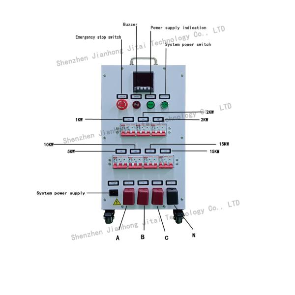 50KW Three Phase Portable Load Bank Ac Load Bank For Generator Testing