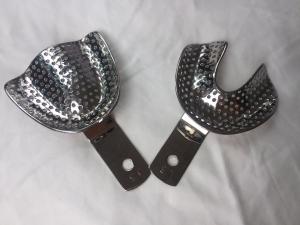 China Top Safety Perforated Tray In Dentistry Full Denture Size 1 - 4 From Large To Small factory