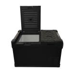 35l Dc Compressor Mini Car Refrigerator For Tesla Car Fridge Freezer In Armrest