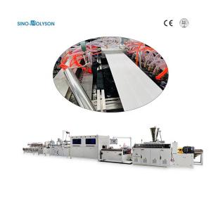 China 38CrMoALA Plastic Extrusion Production Line For PVC WPC Panel By Sino Holyson factory