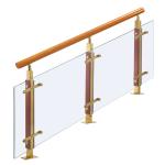 AS/NZS2208 1996 / SGCC/ CE Certified 6 6 Laminated Glass Floor Anti Slip Glass