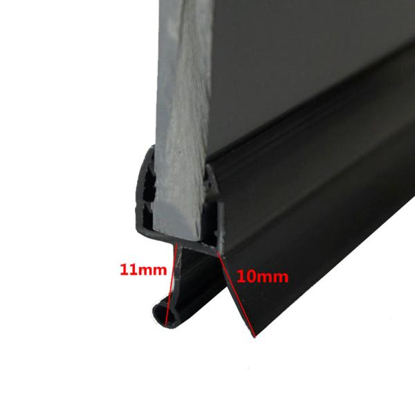 20-90 Shore Hardness Waterproof Shower Door Sealing Strips for Customized Glass