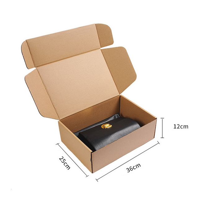 Custom Logo Good Folding Kraft Paper Box for T-Shirt Sweater Clothing Shoe Packaging