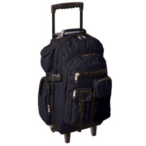 China High Standard Design Black Polyester Backpack / Travel Trolley Backpacks factory