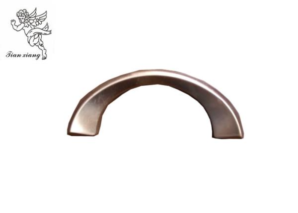 Iron Solid Metal Casket Handle Copper Color Big Size Funeral Coffin Fittings