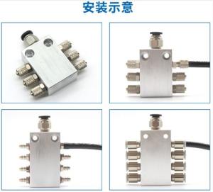 China Small Air Pipe Connector , Silver Color Components Of Industrial Robots factory