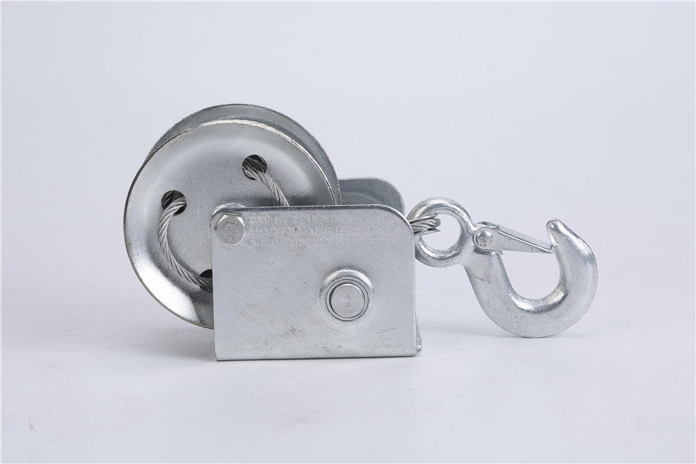 600LBS Carbon Steel Winding Tools Hand Crank Winch For Trailers