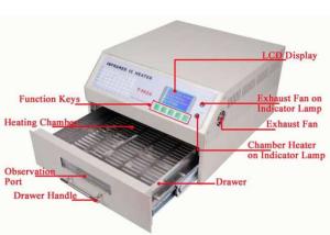 China T962A Benchtop Reflow Oven 300*320mm 1500w IC Heater Infrared BGA Rework Station For SMD SMT factory