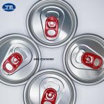 200 Sot Aluminum Drink Can Lids , SGS Dia50mm Soda Can Caps