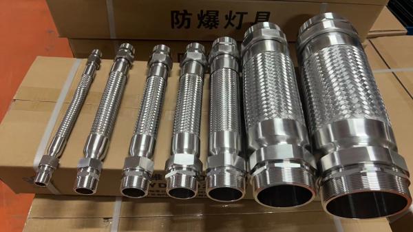 Explosion Proof Conduit Custom Lengthes 30cm 300mm Rubber and Stainless Steel