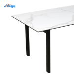 850mm Fixed Type Contemporary Ceramic Dining Tables Modern Design Knock Down