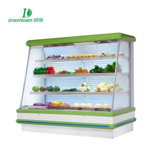 Remote System Multideck Open Chiller / Beverage Refrigerator Showcase