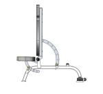 High Quality Super Adjustable Metal Gym Bench Indoor Fitness Equipment with