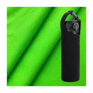 China Water Cup Sleeve 100 Polyester Stretch Fabric Soft And Waterproof factory