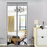 Magnetic Plastic Film Door Curtain, Anti Dust Film Door Curtain, 120x220cm Clear