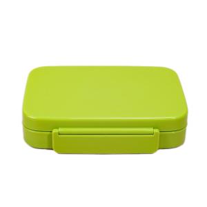 China Sustainable 5-Compartment Leak Proof PP Bento Lunch Box Green factory
