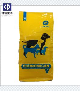 China Breathable Woven Laminated Bopp Printed Bags Packaging Dog Feed Bags factory